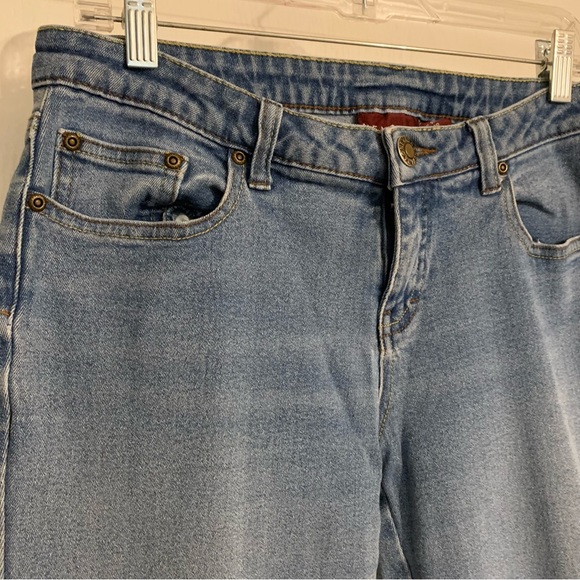 Flared flood cuff med rise jeans - Picture 6 of 8